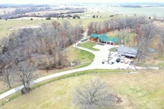 Luxury Log Home for Sale in Southern Iowa