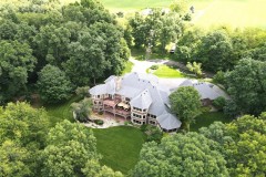 26201 Madison Rd North Liberty, IN 46530 / 132 +/- acres / 8,687 Sq Ft 7 Beds, 4.5 Bath / Pool House/Pool / Pond