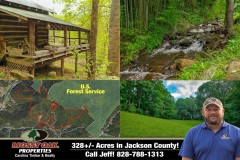 328+/- Acres in Jackson County!