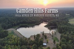 652 Acres (Camden Hills Farm) in Madison County in Camden, MS