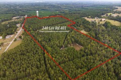 61 +/- Ac, w/ 2 Homes, in Lee Co