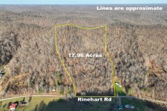 Rinehart Rd - 17 acres - Harrison County