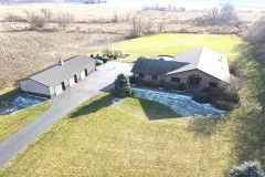 6494 W Joliet Rd LaPorte, IN 46350 / 49 +/- ACRES / 3,918 Sq Ft 3 beds and 2.5 bath / Home for Sale / Land for Sale