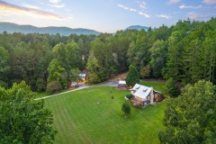 Mountain Estate: 3 Homes, River Frontage, Bordering the National Forest