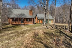 Log Home with Old-Growth Forest for sale in Monroe County, WI