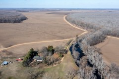 224 Acres with a Home in Leflore County at 459 County Road 420 in Minter City, MS