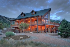 2040930 - Beautiful Custom Log Home with Breathtaking Views of the Mountains