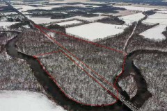 Land For Sale - 36 acre Woods along Tippecanoe River - Pulaski County Indiana