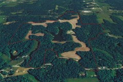 210 Acres - 8 Acre Lake, 2 Ponds- Brown County, IN - Land For Sale