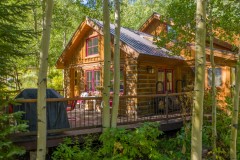Bighorn Ranch 35 + acres, over 1,000 ft of river, 6,000 sq. ft home. Authentic log cabin. Crested Butte, Co
